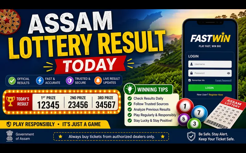 assam lottery result today at Fastwin Login body image